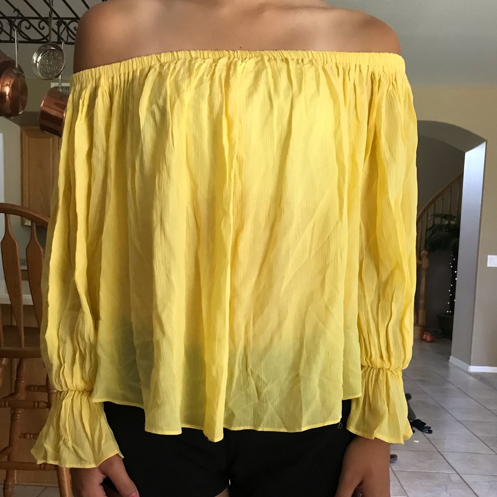 off the shoulder shirt